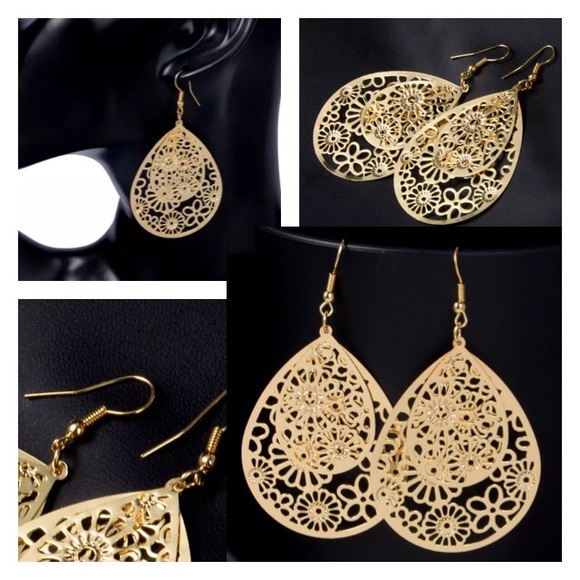 💙💎GRATEFUL💙MAKER💎💙 Jewelry - 💙💎💲FIRM🛍➕BUNDLE 4 DISCOUNT💛FILIGREE TEARDROPS
